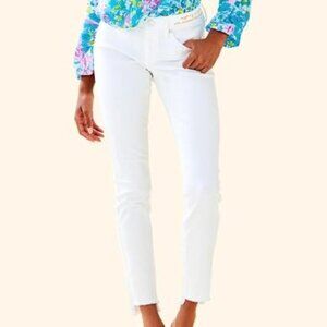 Lilly Pulitzer, South Ocean Skinny Jeans, 0